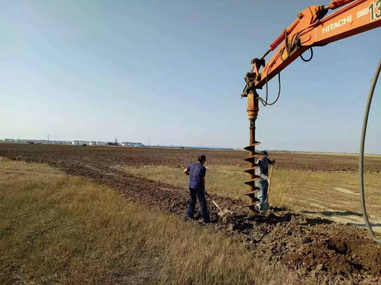 Pole and mast installation